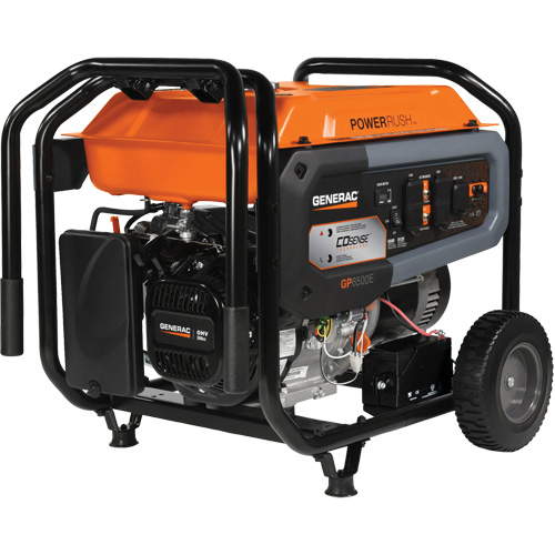 Generac 7713 G&eacute;n&eacute;ratrice portable avec technologie COsense, 8125 W de surtension, 6500 W nominale, 120 V/240 V, R&eacute;servoir de 7,9 gal.