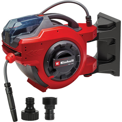 Einhell 4173779 Cordless Water Hose Reel, 100'