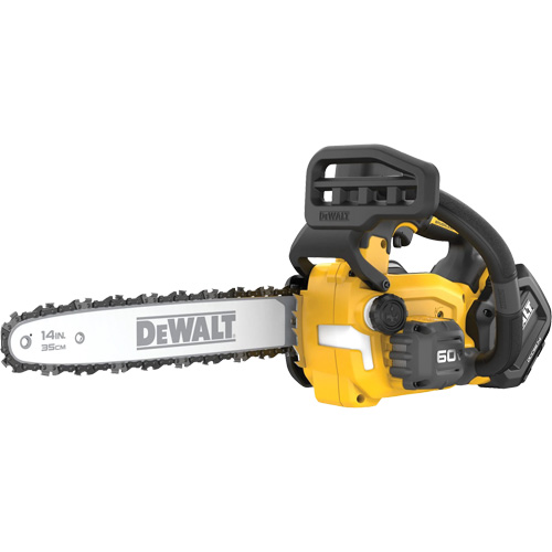DEWALT DCCS674X2-CA Ensemble de scie &agrave; chaîne MAX* avec poign&eacute;e sur le dessus, 14", &agrave; pile, 60 V