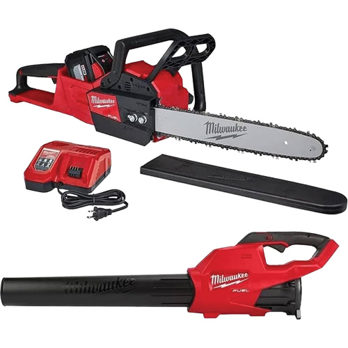 Milwaukee 2727-21HDB Cordless Chainsaw Blower Kit, 16