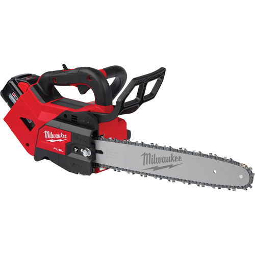 Milwaukee 2826-22T Fuel Top Handle Chainsaw Kit, 14", Battery Powered, 2.7 HP