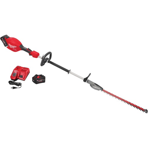 Milwaukee 3043-21 Ensemble de taille-haie &agrave; manche court Fuel, 20", &agrave; pile
