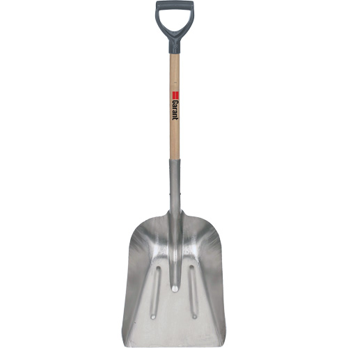 Garant BAG08 #8 Grain Scoop Shovel, Wood, Aluminum Blade, D-Grip Handle, 29" Length