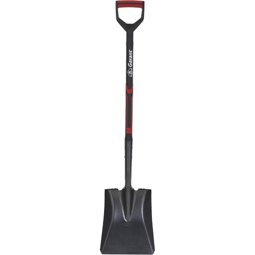 Garant GPHS2D/80450 Square Point Shovel, Tempered Steel Blade, D-Grip Handle, 31" Long