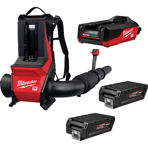 Milwaukee MXF600-2HD MX FUEL Backpack Blower Kit, 190 MPH Output, Battery Powered