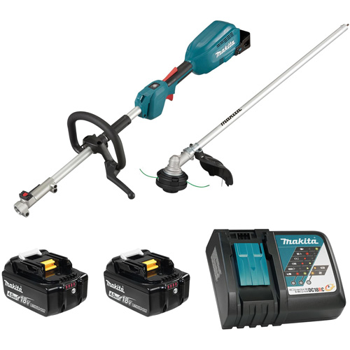 Makita DUX18RMEX2 Unit&eacute; motrice avec perche en 2 morceaux LXT 18?V sans balais avec trousse EM409MP