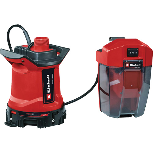Einhell 4181595 Cordless Clean & Dirty Water Submersible Pump (Tool Only), 18 V, 1849 GPH