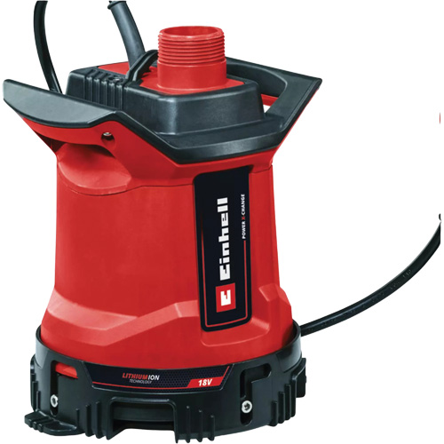 Einhell 4181595 Cordless Clean & Dirty Water Submersible Pump (Tool Only), 18 V, 1849 GPH