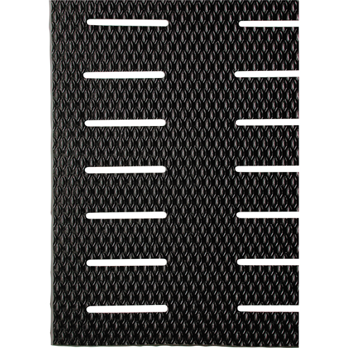 Wearwell 475.38X2X60SLTBK Kushion Walk No. 475 Mats, Slotted, 2' x 60' x 3/8", Black, PVC