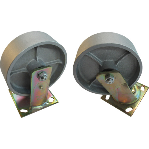 Laurin 293600700 Steel Self-Dumping Hoppers - Caster Sets For Hoppers