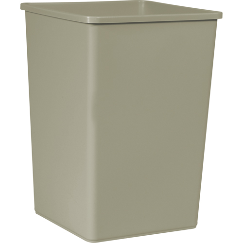 Rubbermaid FG395800BEIG Contenants Untouchable, Poly&eacute;thyl&egrave;ne, 35 gal. US