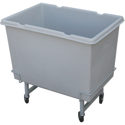 Techstar Plastics Inc 350E GREY Starcart Elevated Box Truck, Polyethylene, 33" L x 23" W x 29" H, 7 cu. ft. Volume, 200 lbs. Capacity
