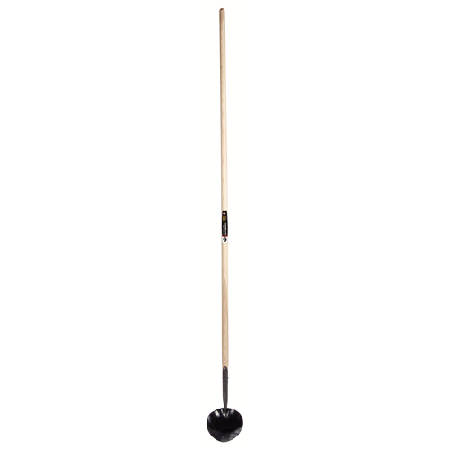 GARANT Post Hole Spoon Shovel, 10.75 x 9" Blade, 108" Handle, Wood