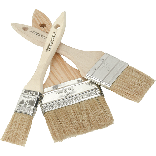 Rubberset 99060310 Chip Paint Brush, White China, Wood Handle, 1" Width