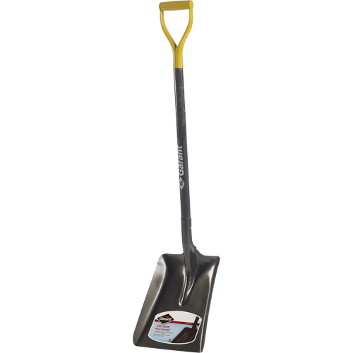 Garant AS112D Alpine All-Purpose Square Point Shovel, Ashwood, Steel Blade, D-Grip Handle, 34-3/4" Long