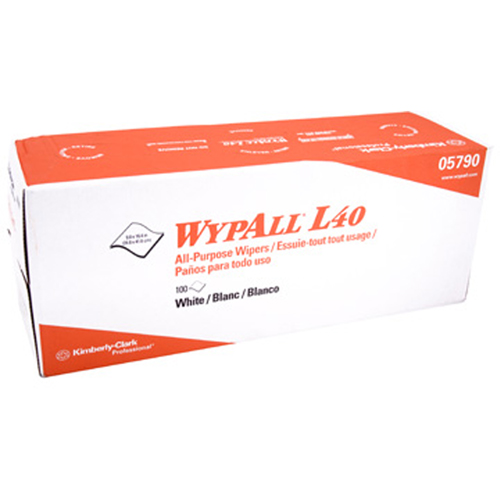 Kimberly-Clark 05790 L40 Wipers, All-Purpose, 9-4/5" L x 16-2/5" W