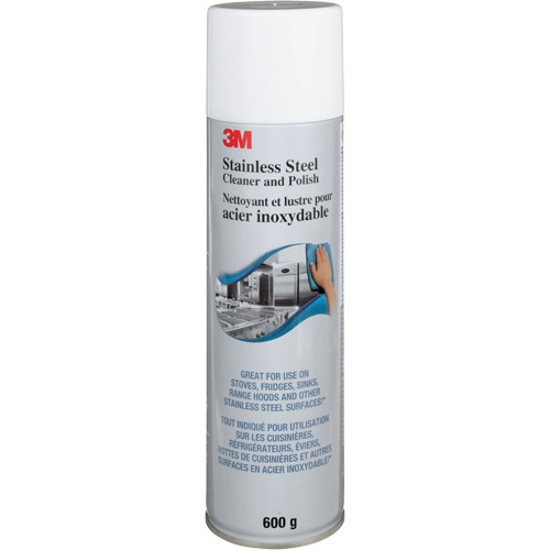 3M C-10097-21OZ Nettoyant et produit &agrave; polir pour l'acier inoxydable, 21,5 oz., Canette a&eacute;rosol