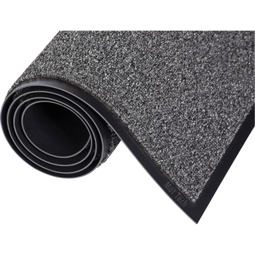 Mat Tech WAM354SM-8 Tapis Walk-A-Way, Essuie-pieds, 3' x 8' x 5/16", Charbon