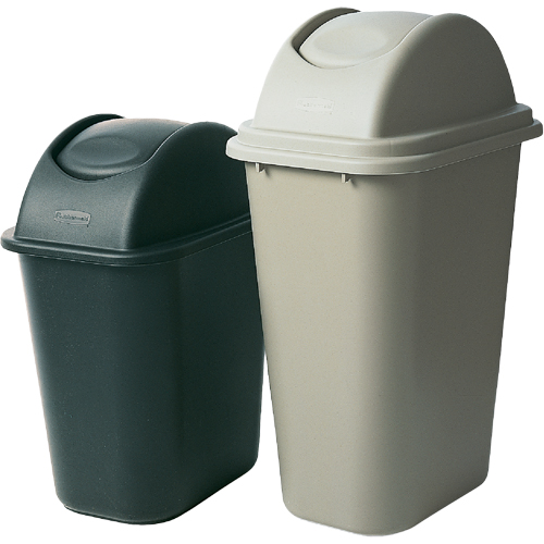Rubbermaid FG295500BLA Soft Wastebasket, 14 Quarts, Plastic