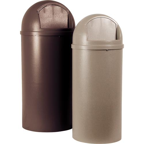 Rubbermaid FG817088BEIG Contenants Marshal classiques, Poly&eacute;thyl&egrave;ne, 25 gal. US