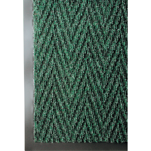 Mat Tech 15M309SM-4 Chevron Matting, Scraper/Wiper, 3' x 4' x 5/16", Green