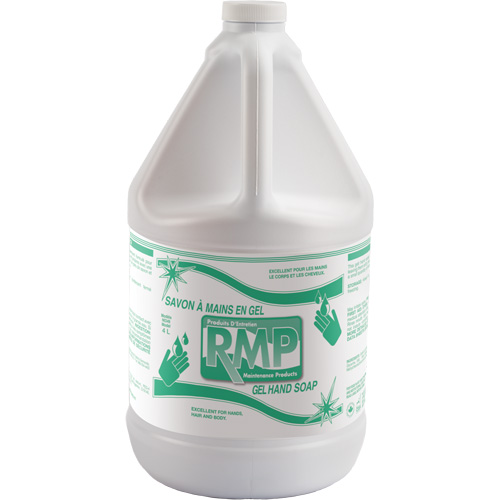 Produits d’entretien RMP NI349 Savon vert pour les mains, Gel, 4 L, Parfum&eacute;