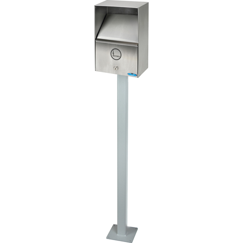 Frost 909D QUOTE 5403 Smoking Receptacles, Wall-Mount, Stainless Steel, 3.3 Litres Capacity, 13-1/2" Height