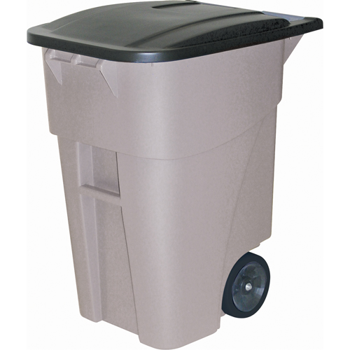 Rubbermaid FG9W2700GRAY Contenants roulants Brute, Plastique, 50 gal. US