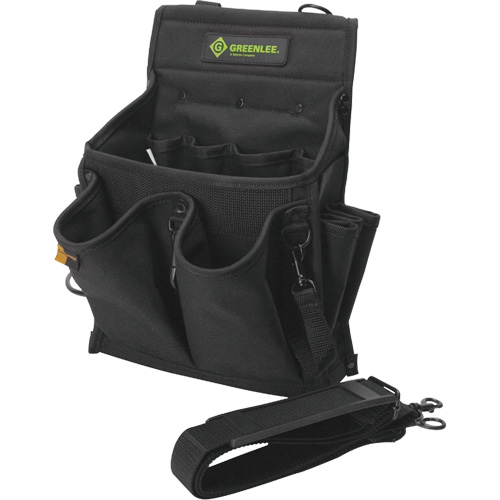 Greenlee 0158-15 Sac &agrave; outils, Nylon, 20 pochettes, Noir