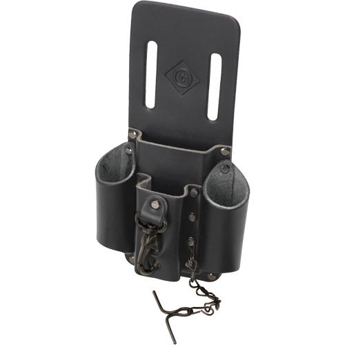 Greenlee 0258-14 Tool Belt Pouch, Multiple Tool Holder, Leather, 4 Pockets