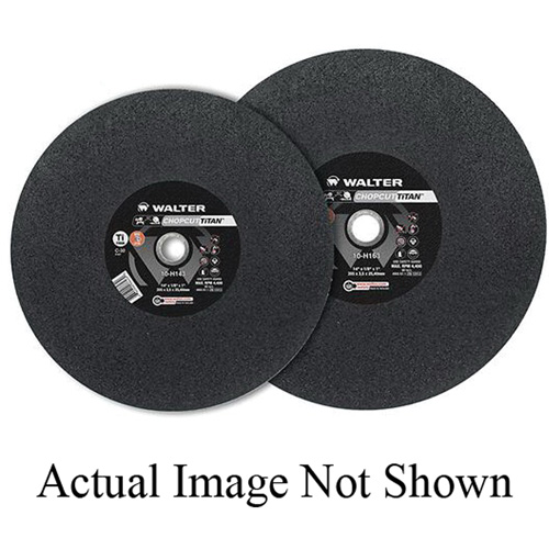 Walter Surface Technologies 10H143 Zip Titan Cutting Wheel, 14" x 1/8", 7/8" Arbor, Type 1, Silicon Carbide, 4400 RPM