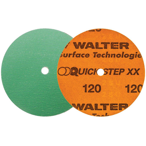 Walter Technologies Pour Surface 15V512 Disque de ponçage QUICK-STEP XX, dia 5", Grain 120, C&eacute;ramique