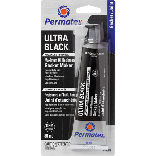Permatex 59803 Ultra Black&reg; Gasket Maker, Tube, Black