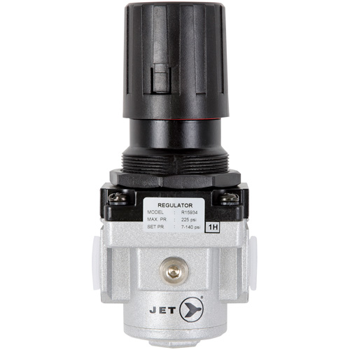 JET 408825 R&eacute;gulateur d'air ARS12, 1/2" NPT, PSI max. de 220 PSI, Standard