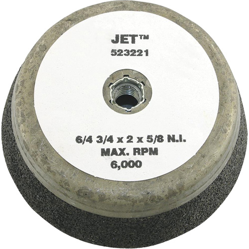 JET 523201 Resin Bond Cup Wheel, 4" x 2", 5/8"-11NC Arbor, Type 11