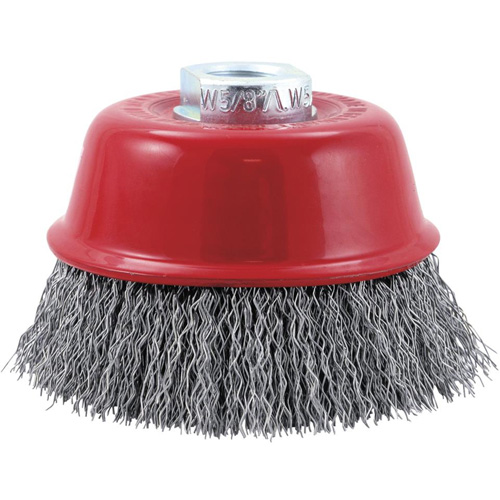JET 554103 Crimped Cup Brush, 3-1/4", 0.014" Fill