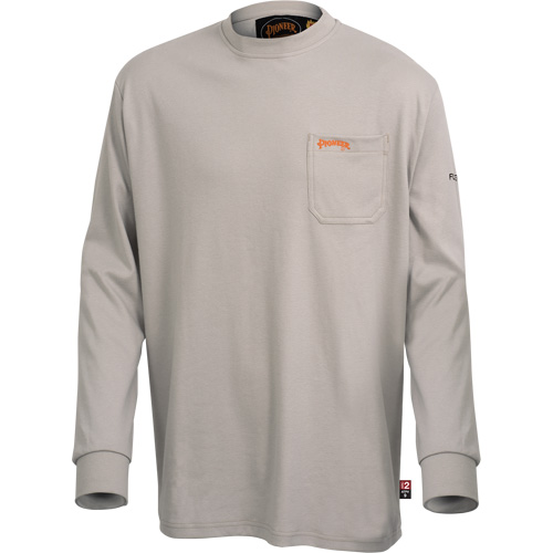 Pioneer V2580310-XL 333 Chemise en coton &agrave; manches longues ignifuge, T-Grand, Gris