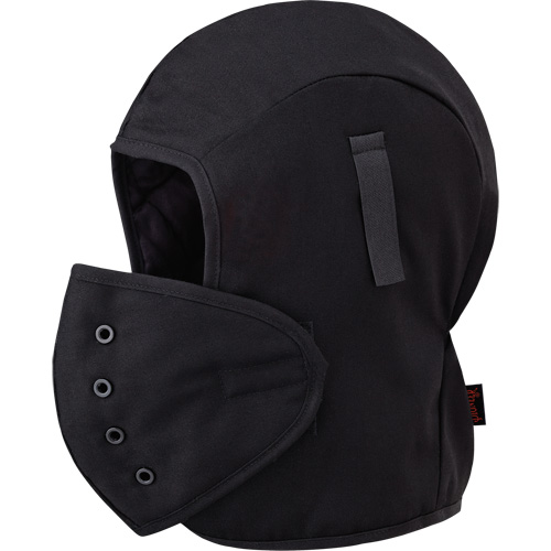 Pioneer V4511070-O/S 566A Flame Resistant Quilted Hardhat Liner, Black, Cotton