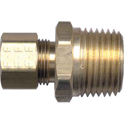 Fairview Fittings 68-3A Raccord m&acirc;le de tuyau, 3/16" x 1/8" dia., Laiton