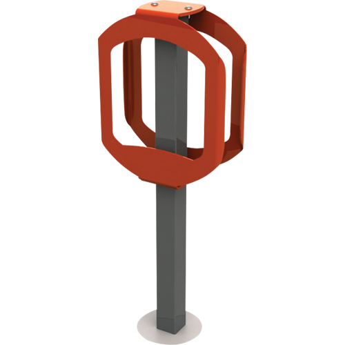 Frost 2070-RED Bike Stop Bike Racks, Steel, 2 Bike Capacity