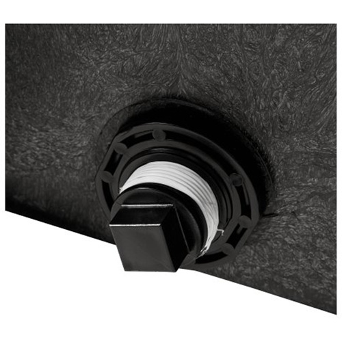 Rubbermaid FG424500BLA R&eacute;servoir de stockage, 39" p x 58" la x 25" h, Capacit&eacute; 1200 lb, Noir