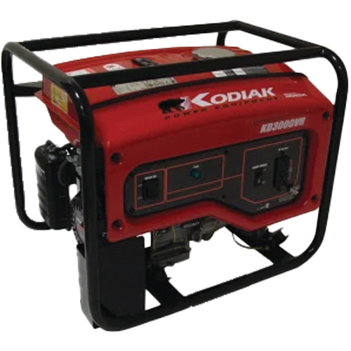 Kodiak Power Equipment KD3000VR Kodiak KD3000VR Portable Generator, 2400 W Rated, 120 V, 16 L Tank