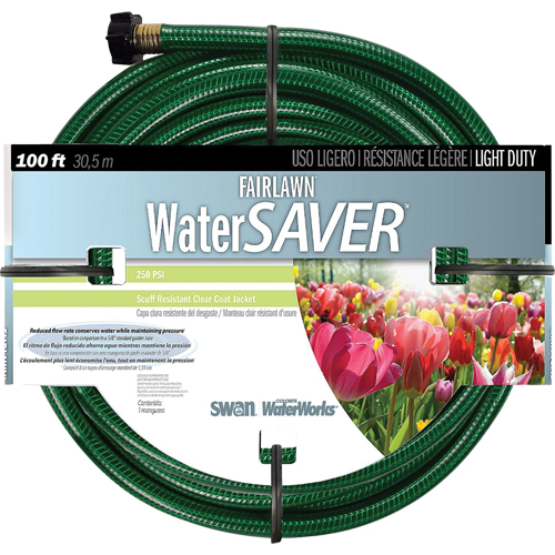 Swan CSNFA12100 Boyaux d'arrosage pour travaux l&eacute;gers Fairlawn Watersaver , Nylon, 1/2" dia x 100'
