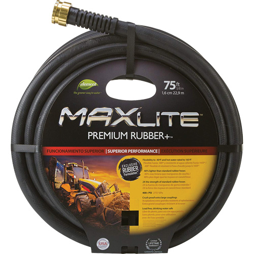 Swan CELSGC58075 Commercial Duty Hoses, Rubber, 5/8" dia. x 75'