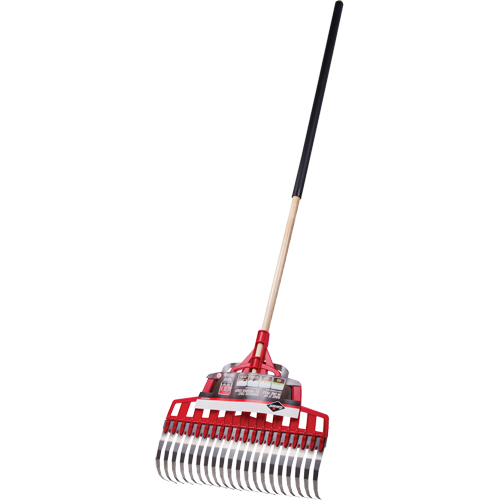 Garant GLR20SPC Multi-Purpose Lawn Rake, 20" Blade, 20 Tines, Hardwood Handle, Steel Blade