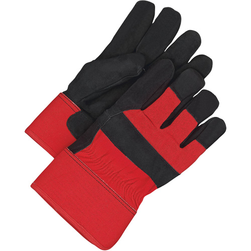 Bob Dale Gloves 30-9-373-F Gants d'ajusteur classiques, Taille unique, Paume en Cuir de vache refendu, Doublure en Peluche d'acrylique