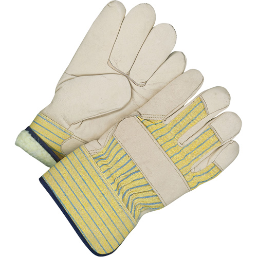 Bob Dale Gloves 40-9-6066 Gants d'ajusteur classiques, Taille unique, Paume en Cuir fleur de vache, Doublure en Peluche d'acrylique