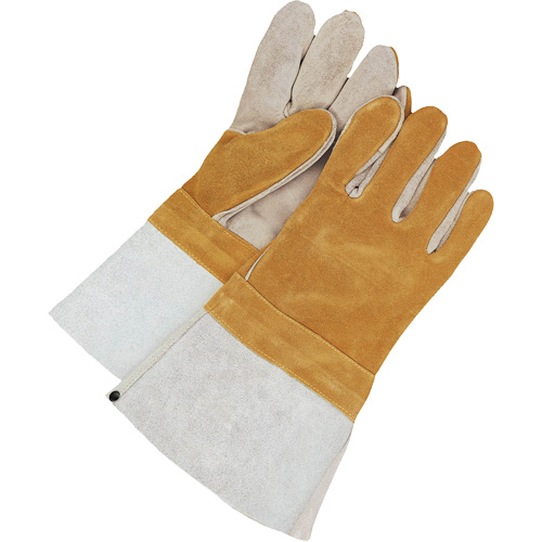 Bob Dale Gloves 60-1-1500-L Gander Brand Welder Gloves with 5" Cuff, Split Cowhide, Size Large