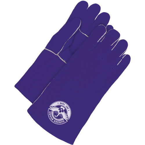 Bob Dale Gloves 60-1-7803B Gander Brand Welder Gloves with Gauntlet Cuff, Split Cowhide, Size One Size
