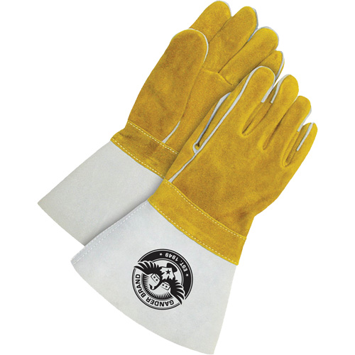 Bob Dale Gloves 64-1-888W Welder Gloves with 5" Cuff, Split Cowhide, Size One Size